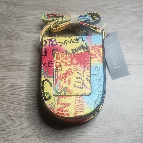 Crossbody Colorful Vegan Bag - Picture 4 of 4